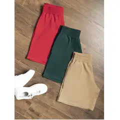 ATYPICAL - Bermuda Short Mujer Rojo 6667