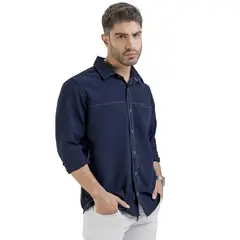 MARKETING PERSONAL - Camisa Hombre Azul Mp 2900