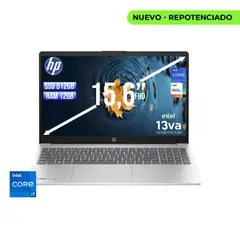 HP - Portatil 15 Intel Core I7 1355u Ssd 512gb Ram 12gb Led 15,6 - Win 11 Home