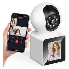 ZHOPI CO - Camara De Seguridad Wifi Video Llamada Con Pantalla