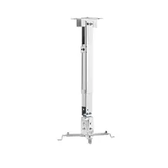 GENERICO - Soporte Base Universal Video Beam Proyector Pared Techo Color Blanco