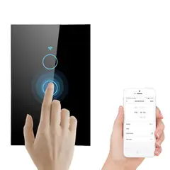 MULTIPLACE COLOMBIA - Interruptor Switch Inteligente Wifi Google Home Y Alexa 2 Botones