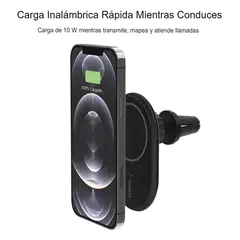 BELKIN - Cargador Inalambrico Para Vehiculo De 10w Cable 12m
