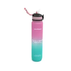 SPORTFITNESS - TERMO DEPORTIVO BICOLOR FUCSIAAZUL 1L