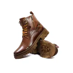 GENERICO - Botas Cuero Hombre Miel Ocai Turín 001