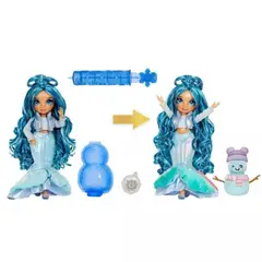 RAINBOW HIGH - Muñeca Winter Wonderland Nieve Magica - Skyler
