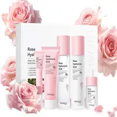 BIOAQUA - KIT FACIAL HIALURONICO ROSAS X 6 UNDS