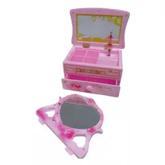 MAZUGI - Joyero Para Niña Espejo Corazon Regalo Amor Y Amistad_.