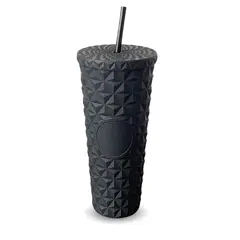 GENERICO - Termo tipo vaso con pitillo doble pared