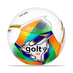 GOLTY - Balon De Futbol Pro Dualtech Latir #5-Blanco