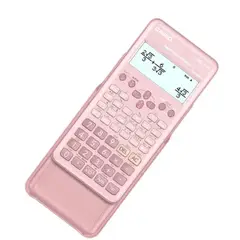 CASIO - CALCULADORA CIENTIFICA FX82ES PLUS ROSADA 2 EDITION 252 FUNCIONES ORIGINAL