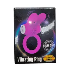 GENERICO - Anillo Vibrador Retardante Masculino con Orejitas de Conejo