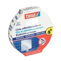 TESA - Cinta de doble Cara Resistente Humedad 5m x 19mm