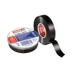 GENERICO - Cinta Aislante Elentrica de PVC 20m x 19mm Tesaflex Negra