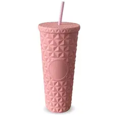 GENERICO - Termo tipo vaso con pitillo doble pared
