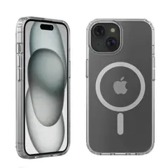 GENERICO - Estuche De Carga Magsafe Para iPhone 15 Plus - Transparente