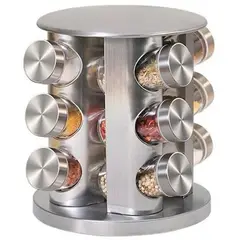 ONE PIXEL - Condimentero Redondo Para Especias Organizador Cocina X12 PCS