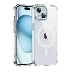 GENERICO - Estuche De Carga Magsafe Para Iphone 15 - Transparente
