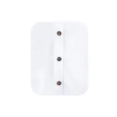 SON DOS - Blusón silueta suelta vestido blanco en 100% lino manga larga mujer