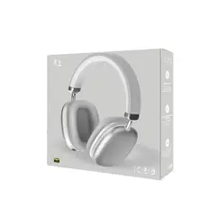 MOVISUN - Audífonos Diadema K20 Inalámbricos Con Micrófono gris