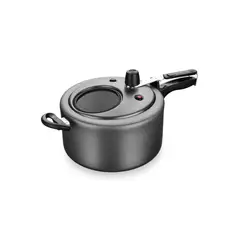 MTA - OLLA DE PRESION ANTIADHERENTE 6L VISOR COLOR GRIS MARCA