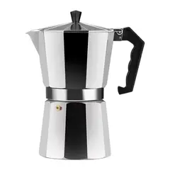 GENERICO - Cafetera Italiana Para 6 Tazas Aluminio Cafe Desayuno