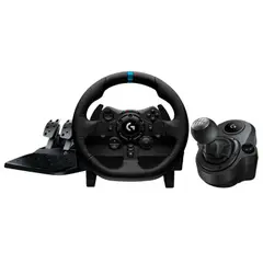 LOGITECH - Timón Carreras TRUEFORCE G923 Xbox y Pc + Palanca Cambios