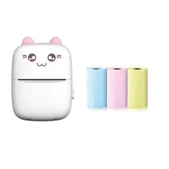 GENERICO - Mini Impresora Térmica Portátil Bluetooth