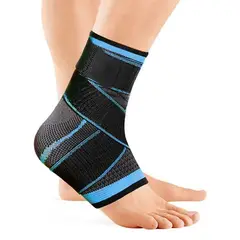 GENERICO - Tobillera Deportiva Ajustable - Negro Azul Talla XL