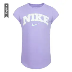 NIKE - Camiseta Nkg Prep In Your Step Tee Niña-Lila