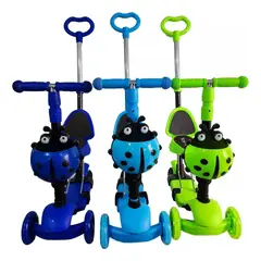 GENERICO - Scooter Monopatín Triciclo Paseador Guía Niño Bebe Ajustable