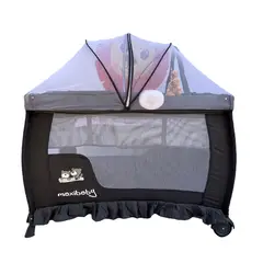 MAXIBABY - Corral Musica Vibracion Luces Mecedora Para Bebe