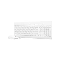 LENOVO - Combo de teclado y mouse inalámbrico 510 Blanco Español