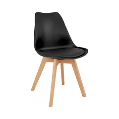 CORLEONE - SILLA COMEDOR ESTUDIO SALAMINIMALISTA MODERNA NEGRO