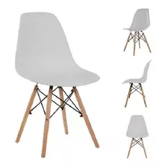 CORLEONE - SILLA COMEDOR ESTUDIO SALAMINIMALISTA MODERNA BLANCO