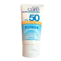 AVON - Protector solar sun+rostro FPS 50 CONTROL BRILLO