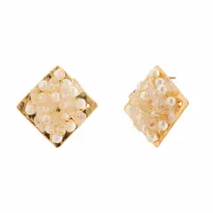 ENIGMA - Aretes Topo Firmamento Perla