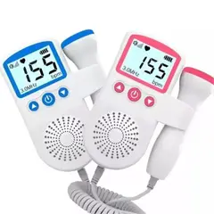 GENERICO - Pulsómetro Doppler Para Bebés Y Embarazadas Color Azul- Rosa