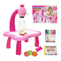 GENERICO - Mesa Led Tablero Proyector Para Dibujo Niños Con Accesorios