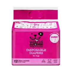 GENERICO - Wags&Wiggles Pañales Paquete x12unds talla S