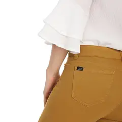 LEC LEE - Pantalón Clásico Mujer Terracota_.