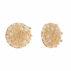 ENIGMA - Aretes Topo Tradición Perla