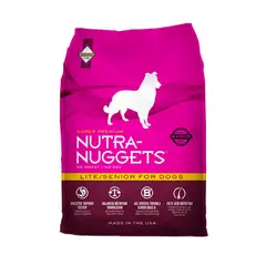 NUTRA NUGGETS - Perros Senior Arroz Maíz y Pollo 3KG