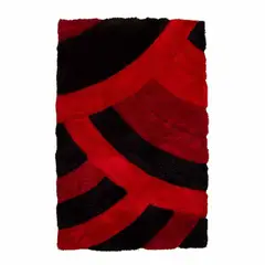 MITAPETE COM - Tapete Alfombra 3D Pie De Cama 60 X 100cms Rojo