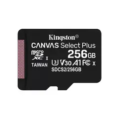 KINGSTON - MicroSD 256GB 100MBS Canvas Select Plus