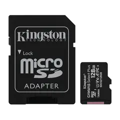 KINGSTON - Tarjeta de Memoria MicroSD de 128 GB Canvas Select