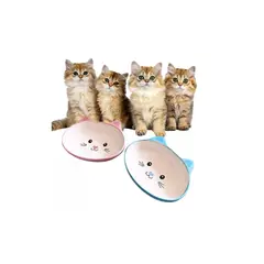 WUUFU - Comedero Para Gato en Ceramica Bebedero Gato Azul