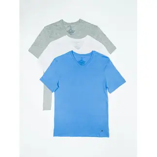TOMMY HILFIGER - 3 Pack de camisetas de cuello v con logo