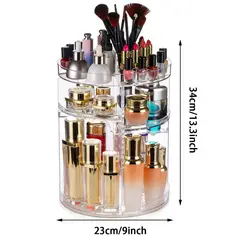 GENERICO - Organizador De Maquillaje Giratorio 360°