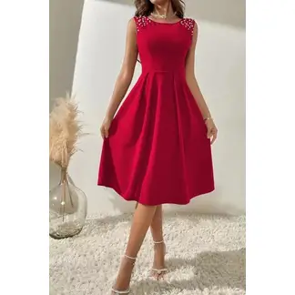 NEGRELI - VESTIDO CON PERLAS REF-3073